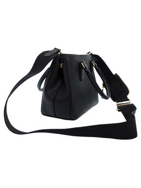 Prada double Shoulder tote bag leather zip Galleria Saffiano 2way